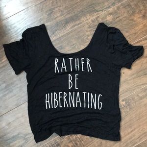 Shirt “Rather be hibernating”